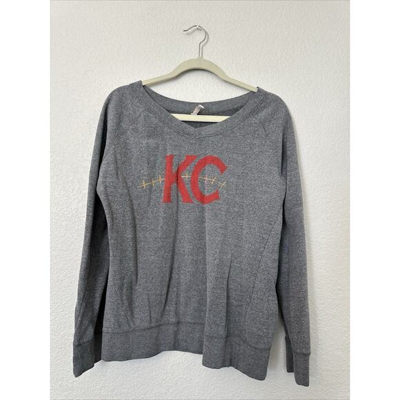 Vintage MV SPORTS KC GraySweatshirt Adult Size M - Picture 1 of 6